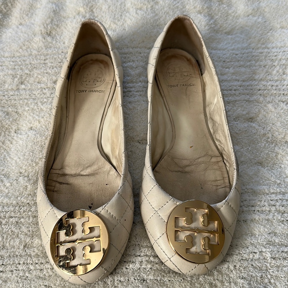 Tory Burch quilted flats